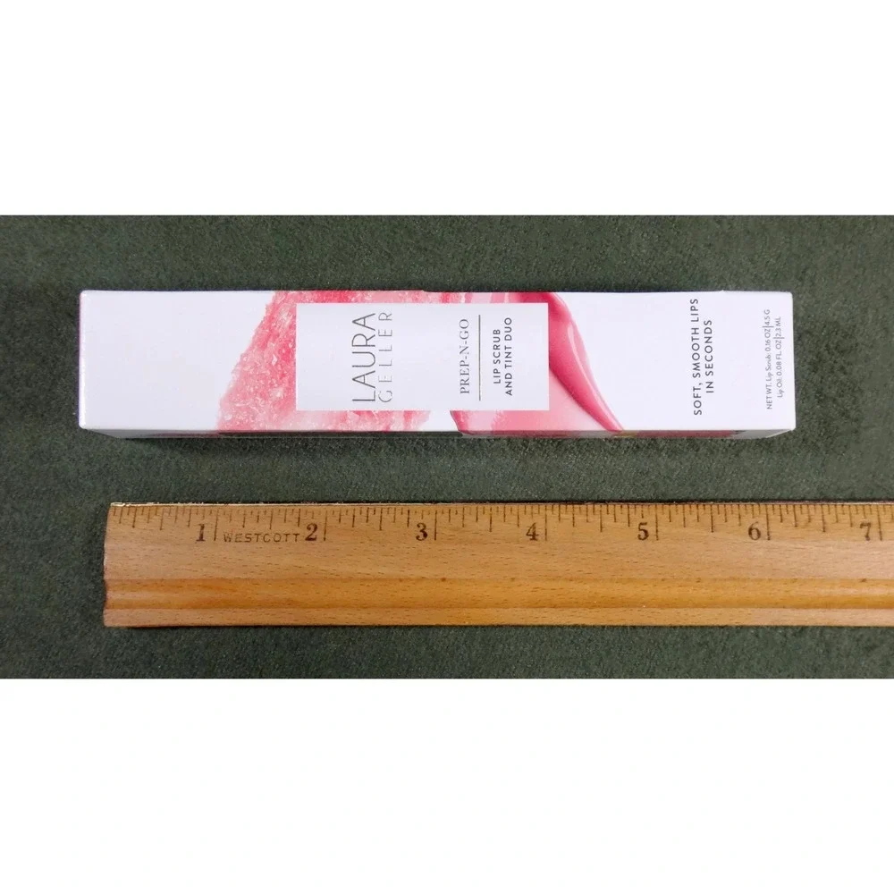 Laura Geller PREP-N-GO Lipi & Tint Duo Rush Hour pink new sealed in box